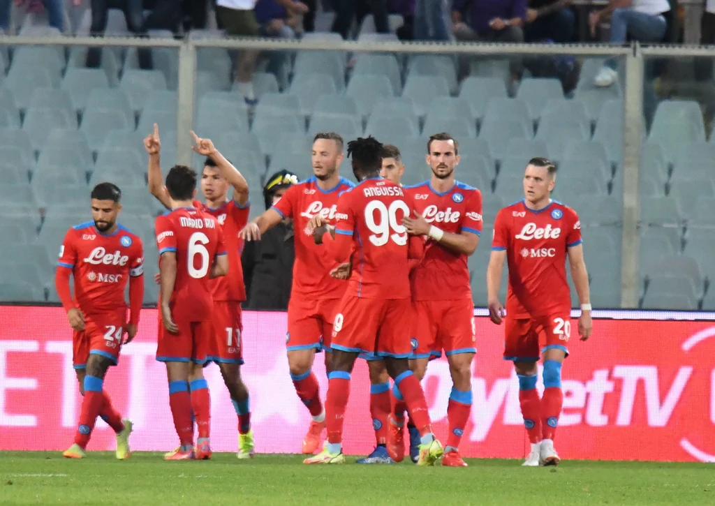 Radość piłkarzy SSC Napoli Radość piłkarzy SSC Napoli