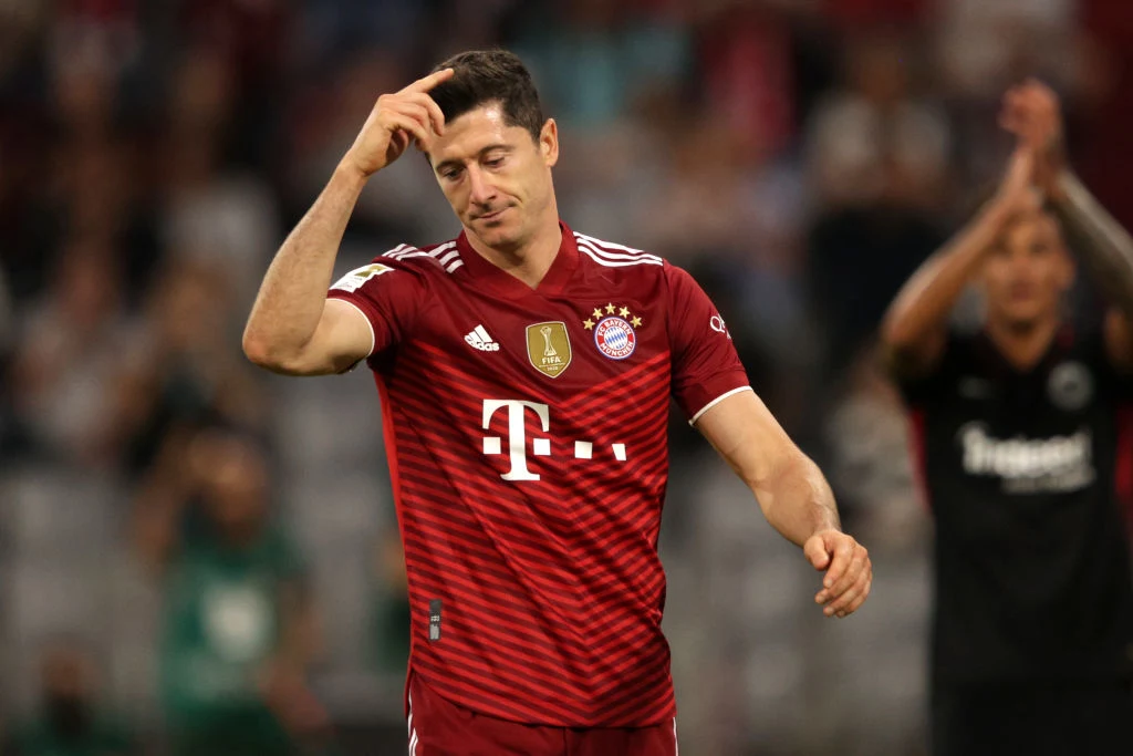 Robert Lewandowski nie zdobył bramki w meczu z Eintrachtem Frankfurt Robert Lewandowski nie zdobył bramki w meczu z Eintrachtem Frankfurt