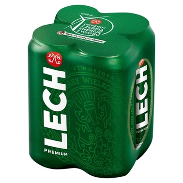 Lech Premium Piwo jasne 2 l (4 x 0,5 l) - 8