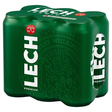 Lech Premium Piwo jasne 6 x 500 ml - 6