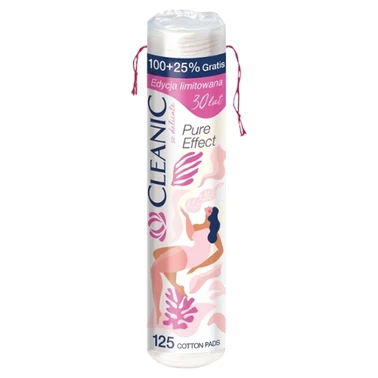 Cleanic Pure Effect Płatki kosmetyczne 125 sztuk - 1