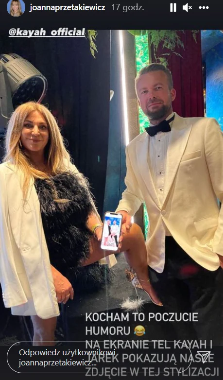 Kayah i jej partner na imprezie u byłego męża @joannaprzetakiewicz Kayah i jej partner na imprezie u byłego męża @joannaprzetakiewicz