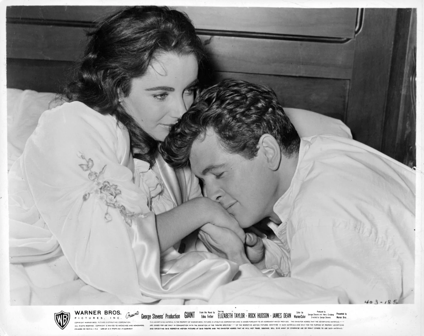 Rock Hudson i Elizabeth Taylor w filmie "Olbrzym" 