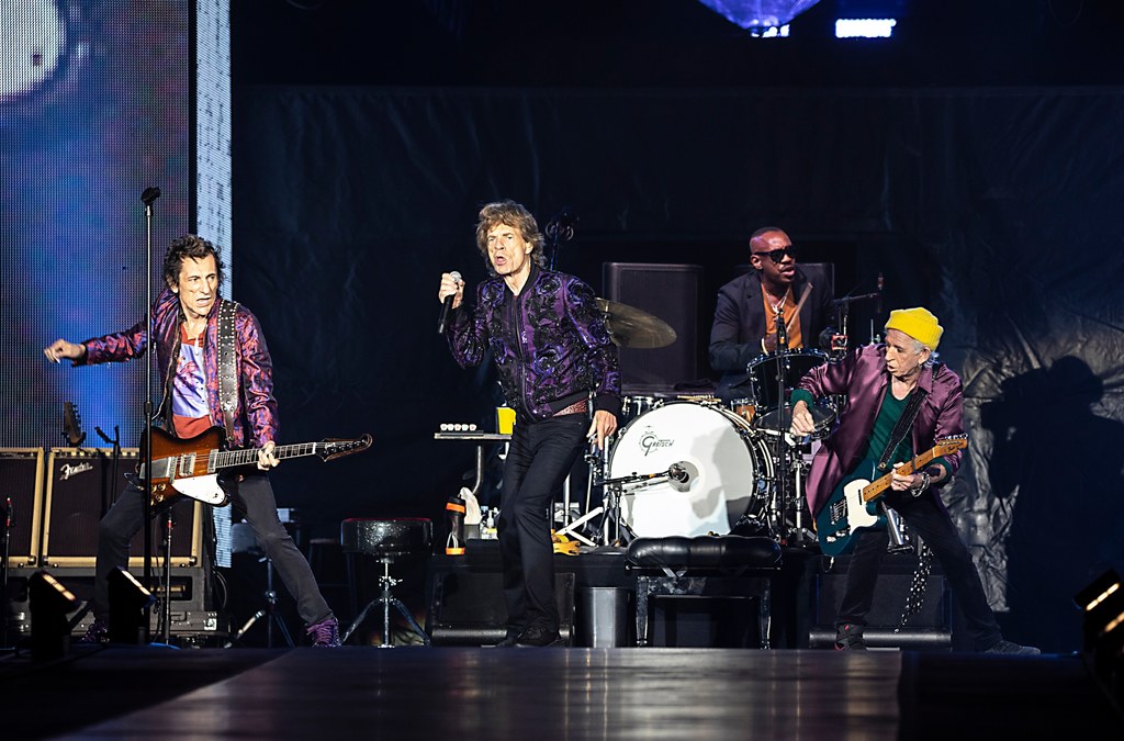 The Rolling Stones podczas koncertu w 2021 roku