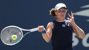 Iga Świątek podczas US Open 2021