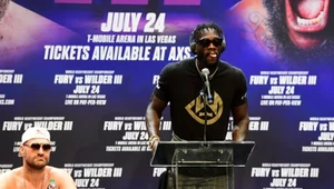 Deontay Wilder, w tle Tyson Fury