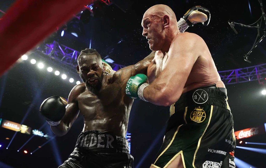Deontay Wilder w walce z Tysonem Furym Deontay Wilder w walce z Tysonem Furym