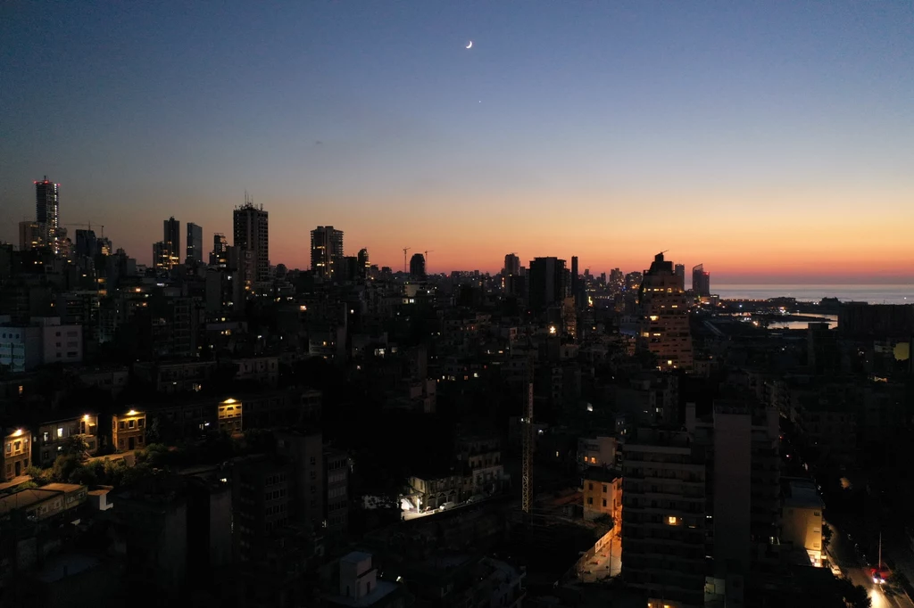 Częściowy blackout w Bejrucie. 