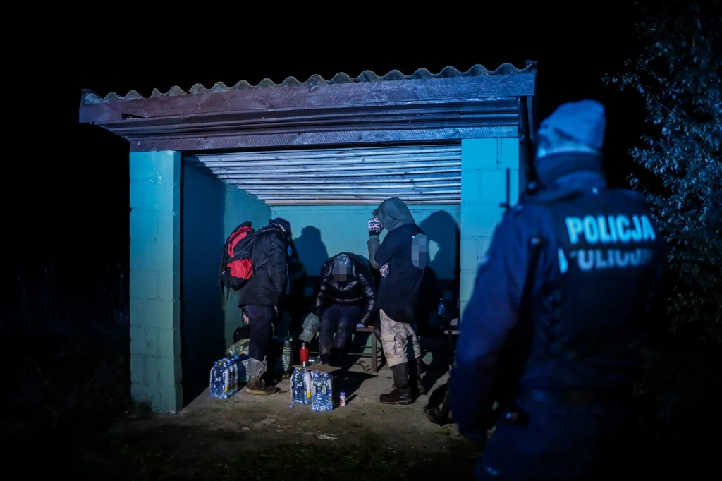 Imigranci na polskiej granicy Imigranci na polskiej granicy