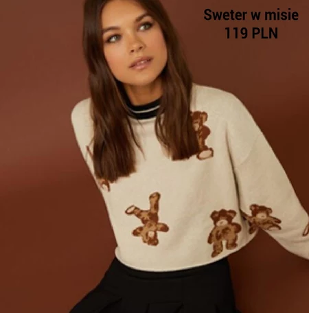 Sweter damski Bershka