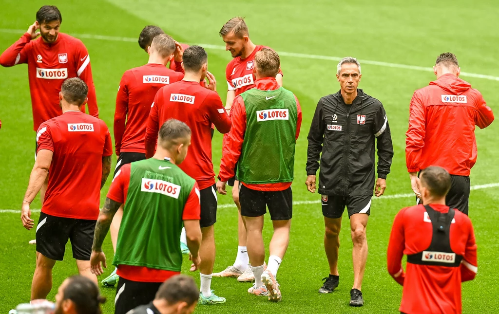Paulo Sousa i piłkarze reprezentacji Polski Paulo Sousa i piłkarze reprezentacji Polski