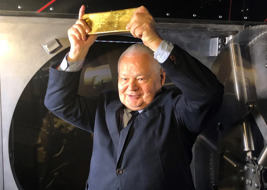 Adam Glapiński stwierdził, że złoto stanowi obecnie 13 proc. rezerw NBP