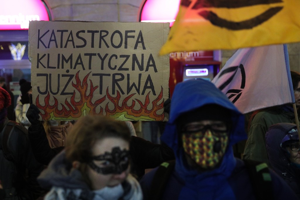 Protest klimatyczny.