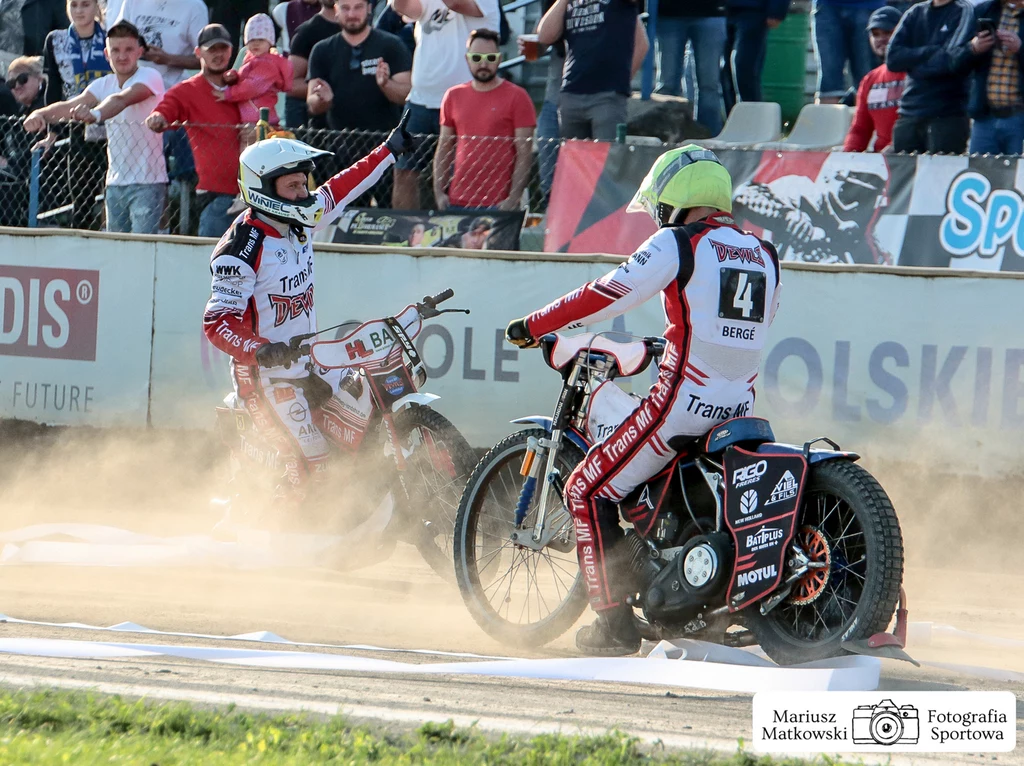Martin Smolinski i Dimitri Berge po wywalczeniu awansu do eWinner 1. Ligi Martin Smolinski i Dimitri Berge po wywalczeniu awansu do eWinner 1. Ligi