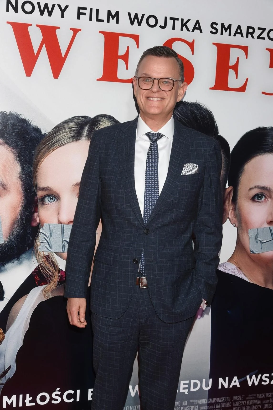 Andrzej Morozowski na uroczystej premierze "Wesela". Andrzej Morozowski na uroczystej premierze "Wesela".