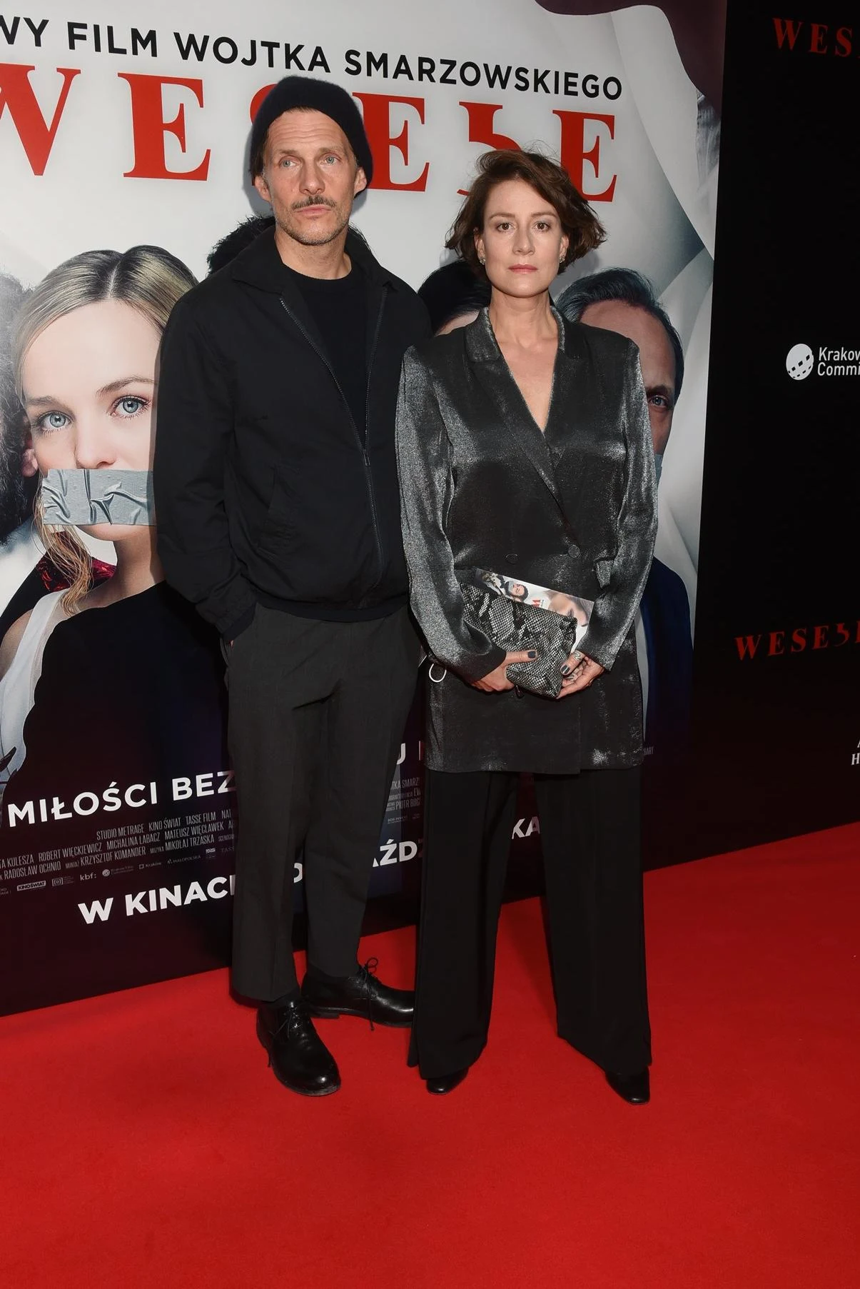 Michał Englert i Maja Ostaszewska na uroczystej premierze "Wesela". Michał Englert i Maja Ostaszewska na uroczystej premierze "Wesela".