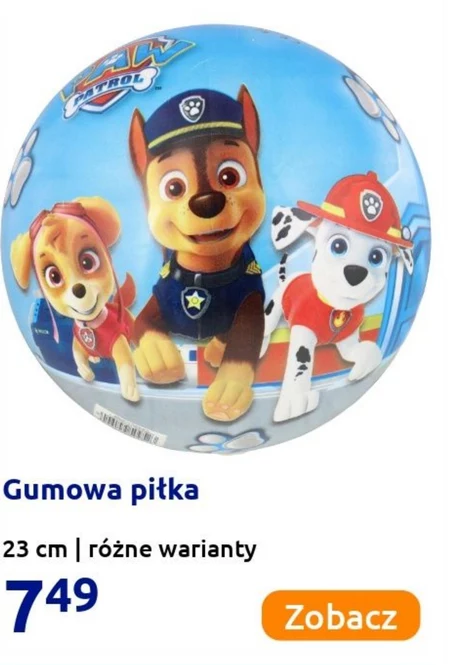 Piłka Psi Patrol