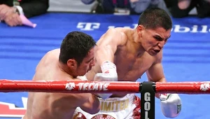 Vergil Ortiz junior (przodem)