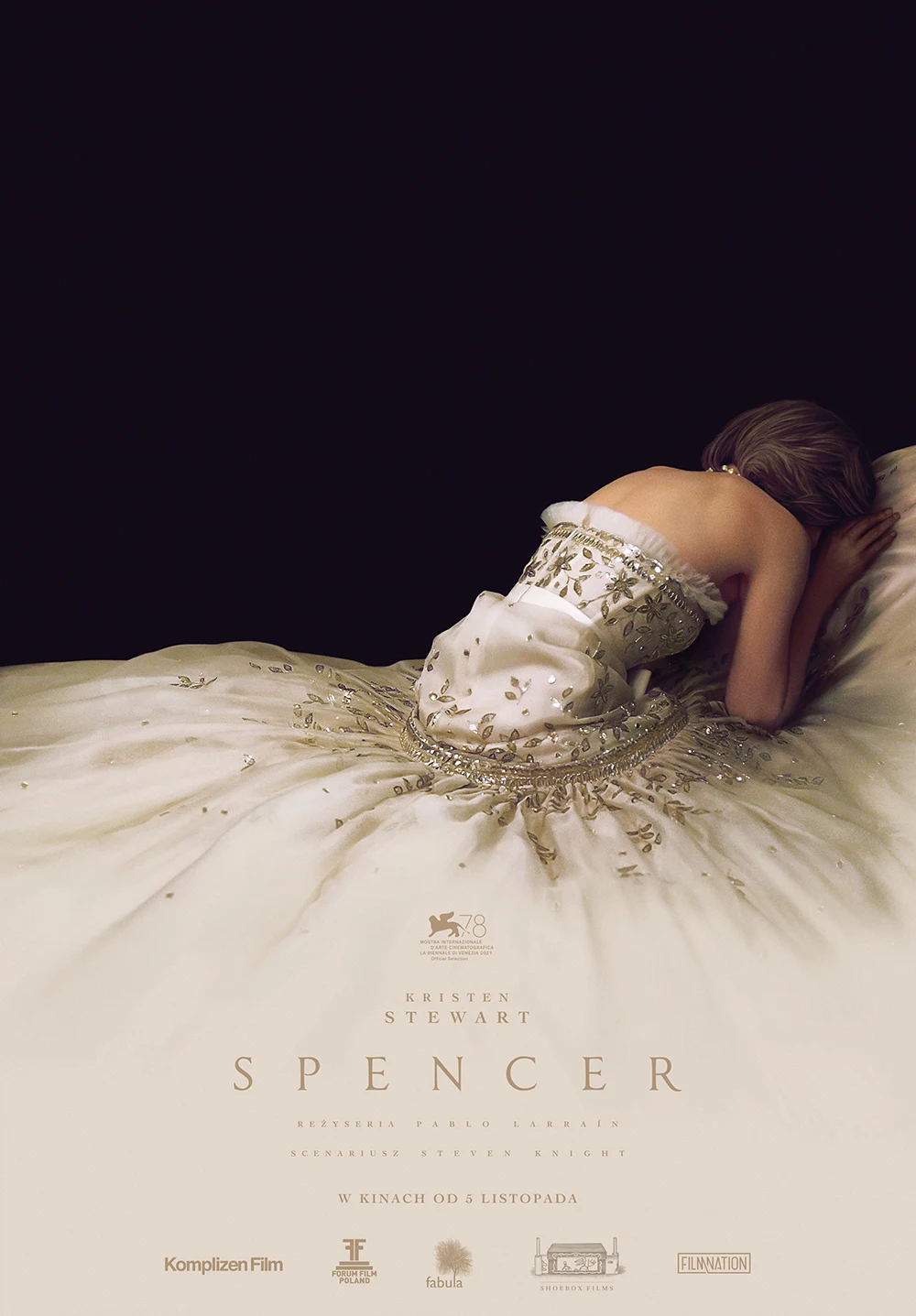 Kristen Stewart na plakacie filmu "Spencer" Kristen Stewart na plakacie filmu "Spencer"
