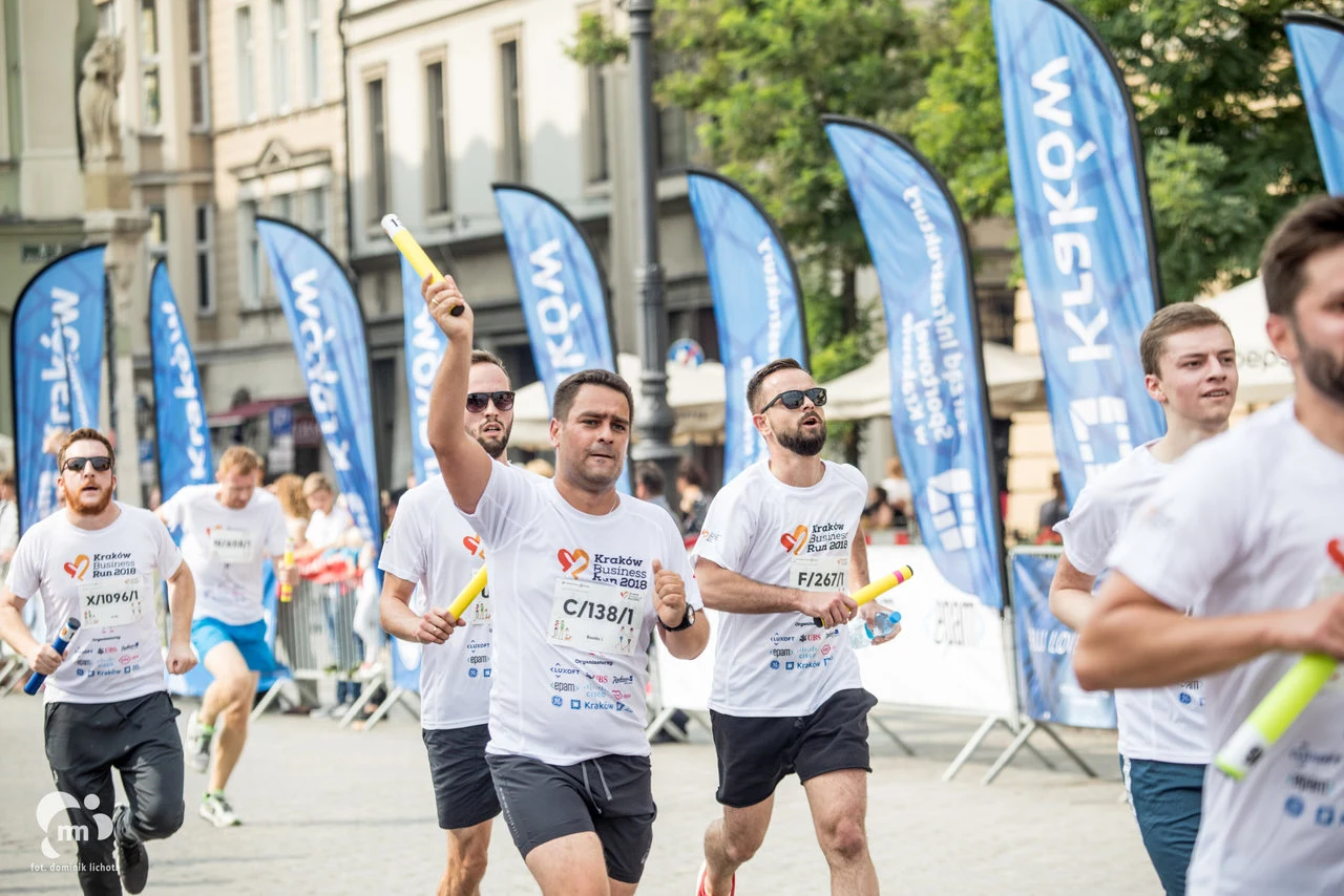 Biegacze podczas Poland Business Run
