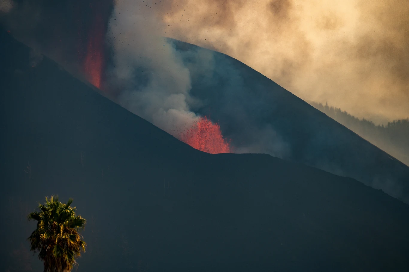Na razie nie zapowiada się, aby trwająca od kilkunastu dni erupcja się miała zakończyć. Strumienie lawy zniszczyły już 400 hektarów terenu, a sama wyspa La Palma zwiększyła swoją powierzchnię o 30 hektarów. Na razie nie zapowiada się, aby trwająca od kilkunastu dni erupcja się miała zakończyć. Strumienie lawy zniszczyły już 400 hektarów terenu, a sama wyspa La Palma zwiększyła swoją powierzchnię o 30 hektarów.