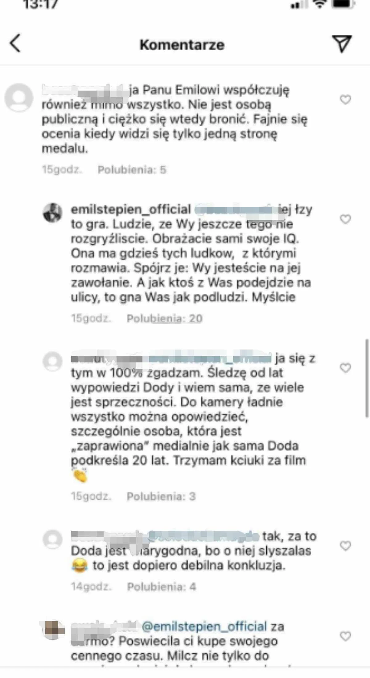 Instagram Emila Stępnia, fot. https://www.instagram.com/emilstepien_official/ Instagram Emila Stępnia, fot. https://www.instagram.com/emilstepien_official/