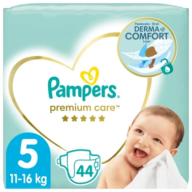 Pampers Premium Care, Rozmiar 5, 44 pieluszki, 11kg-16kg - 4