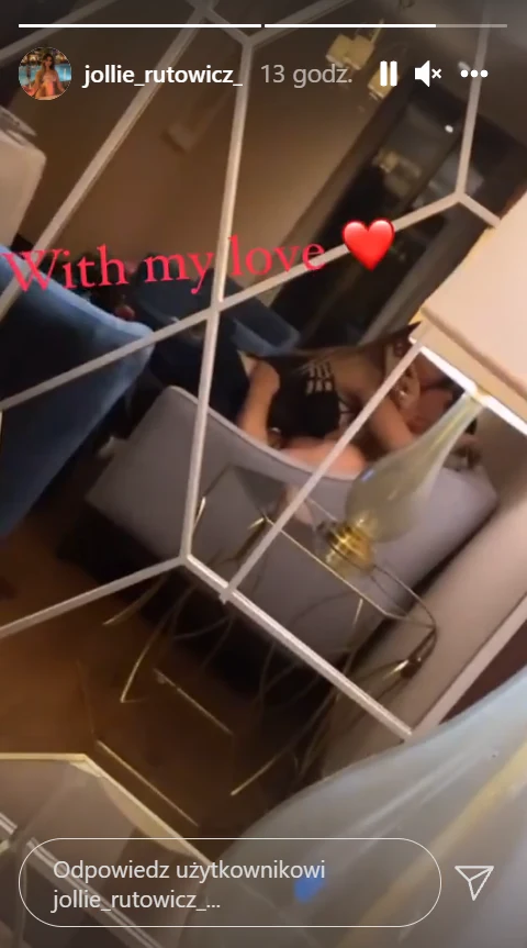 Jola Rutowicz z ukochanym fot. Instagram (instagram.com/jollie_rutowicz_) Jola Rutowicz z ukochanym fot. Instagram (instagram.com/jollie_rutowicz_)