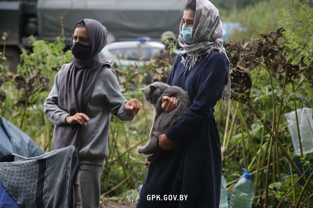 Migranci na granicy Polski i Białorusi