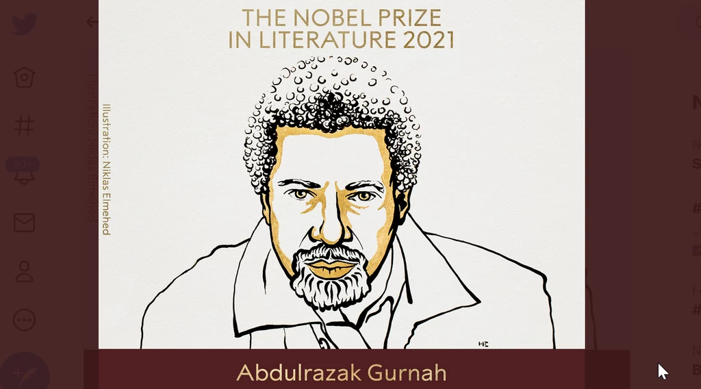 Abdulrazak Gurnah, laureat literackiej nagrody Nobla Abdulrazak Gurnah Abdulrazak Gurnah, laureat literackiej nagrody Nobla Abdulrazak Gurnah