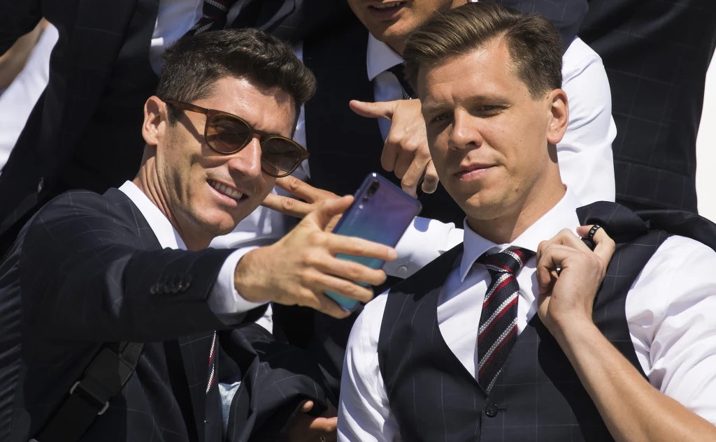 Robert Lewandowski i Wojciech Szczęsny Robert Lewandowski i Wojciech Szczęsny
