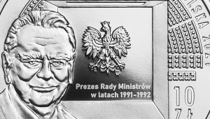 Moneta kolekcjonerska NBP: 30-lecie pierwszych wolnych wyborów parlamentarnych, 10 zł, detal awersu