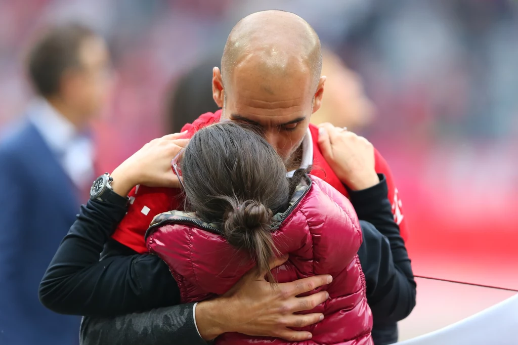 Pep Guardiola z córką Marią