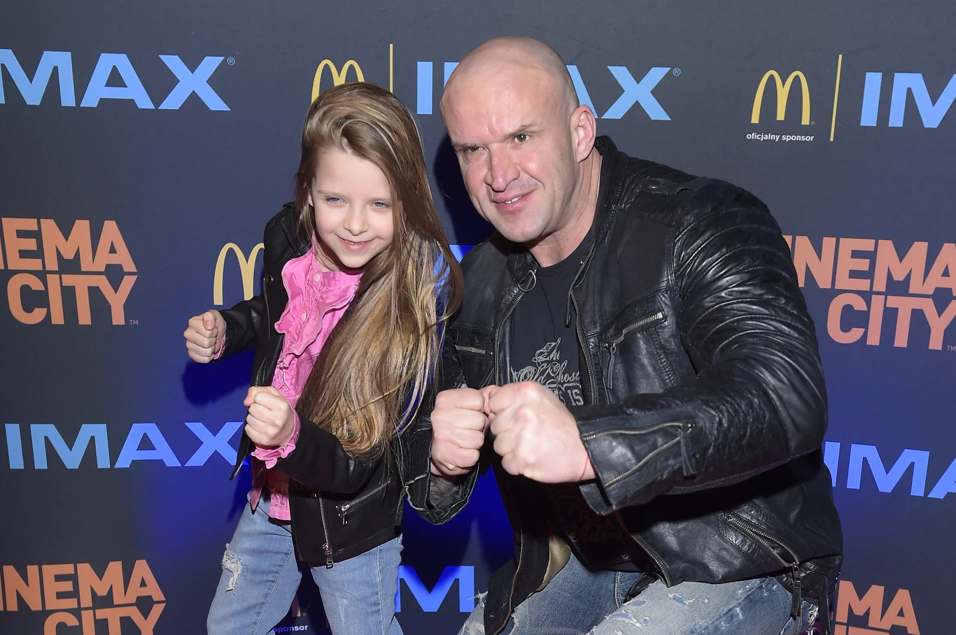 Tomasz Oświeciński z córką Mają Tomasz Oświeciński z córką Mają