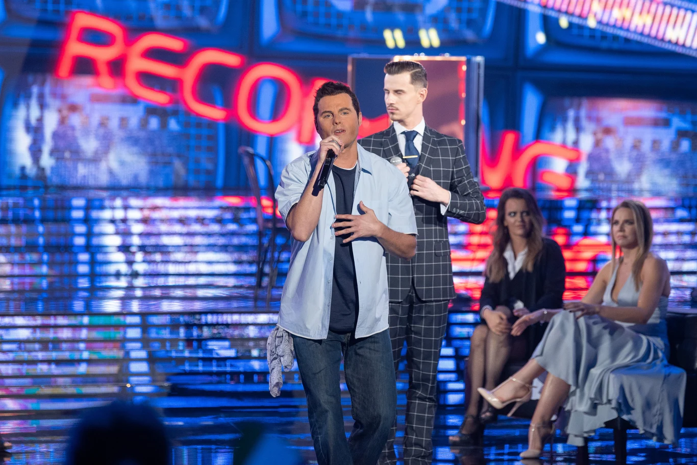 Adam Zdrójkowski jako Tiziano Ferro Adam Zdrójkowski jako Tiziano Ferro