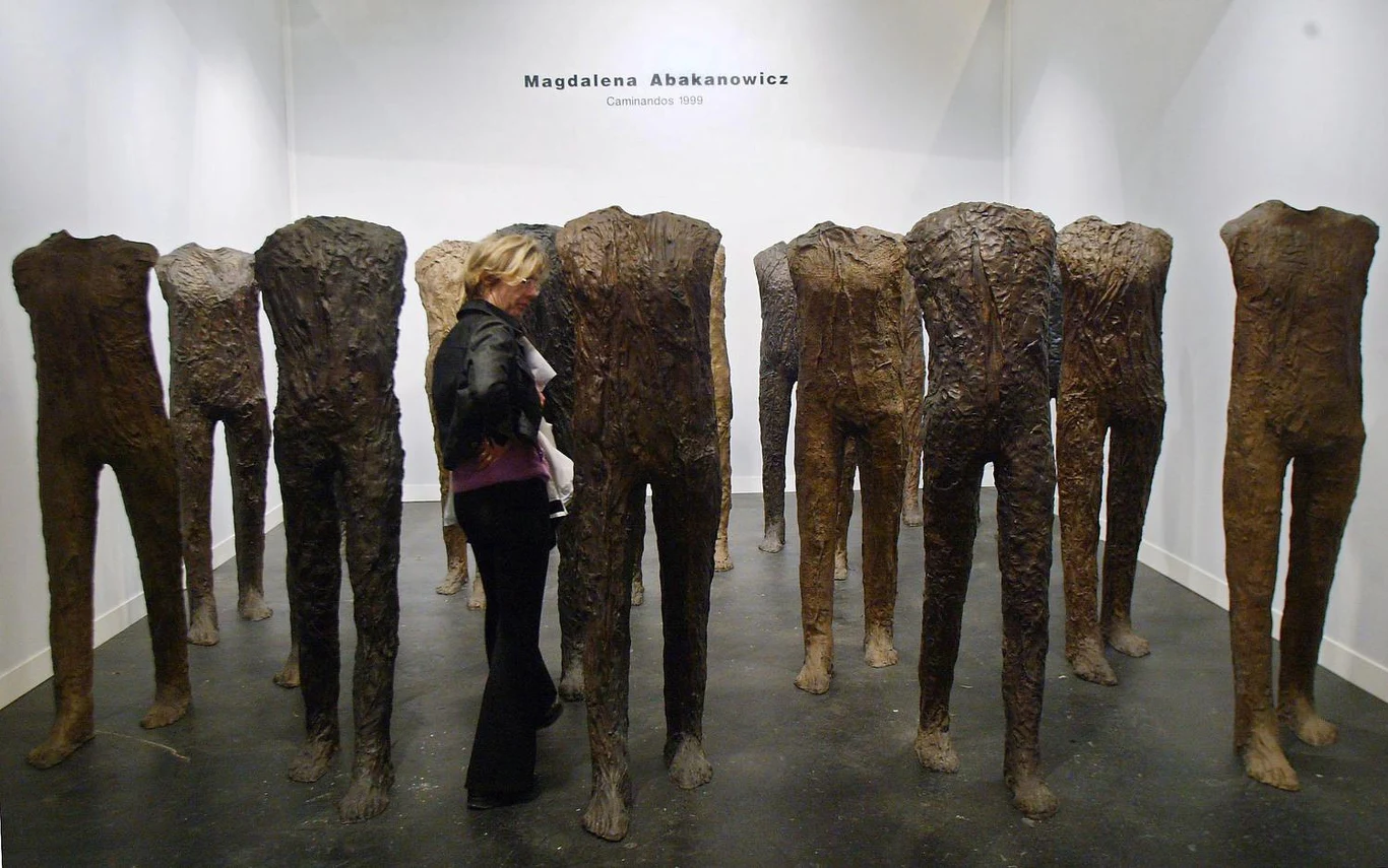 Prace Magdaleny Abakanowicz są na całym świecie 