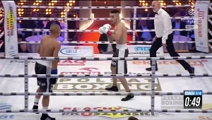 Arkadiusz Zając (z prawej) pokonał Patryka Burkiciaka