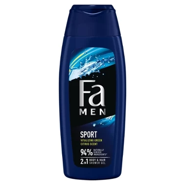 Fa Men Sport Żel pod prysznic z formułą 2w1 o zapachu zielonych cytrusów 400 ml - 1