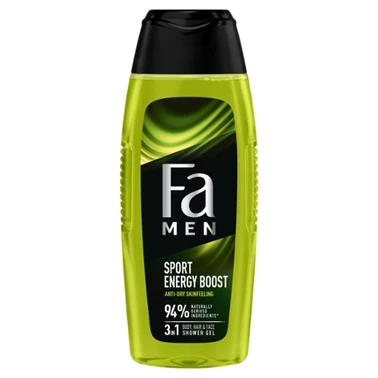 Fa Men Sport Energy Boost Żel pod prysznic z formułą 3w1 o zapachu guarany i żeń-szenia 400 ml - 1