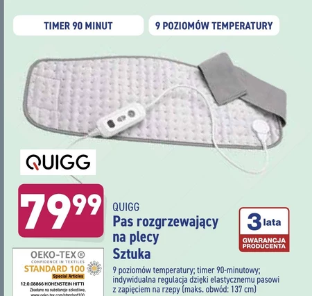 Pas rozgrzewający Quigg