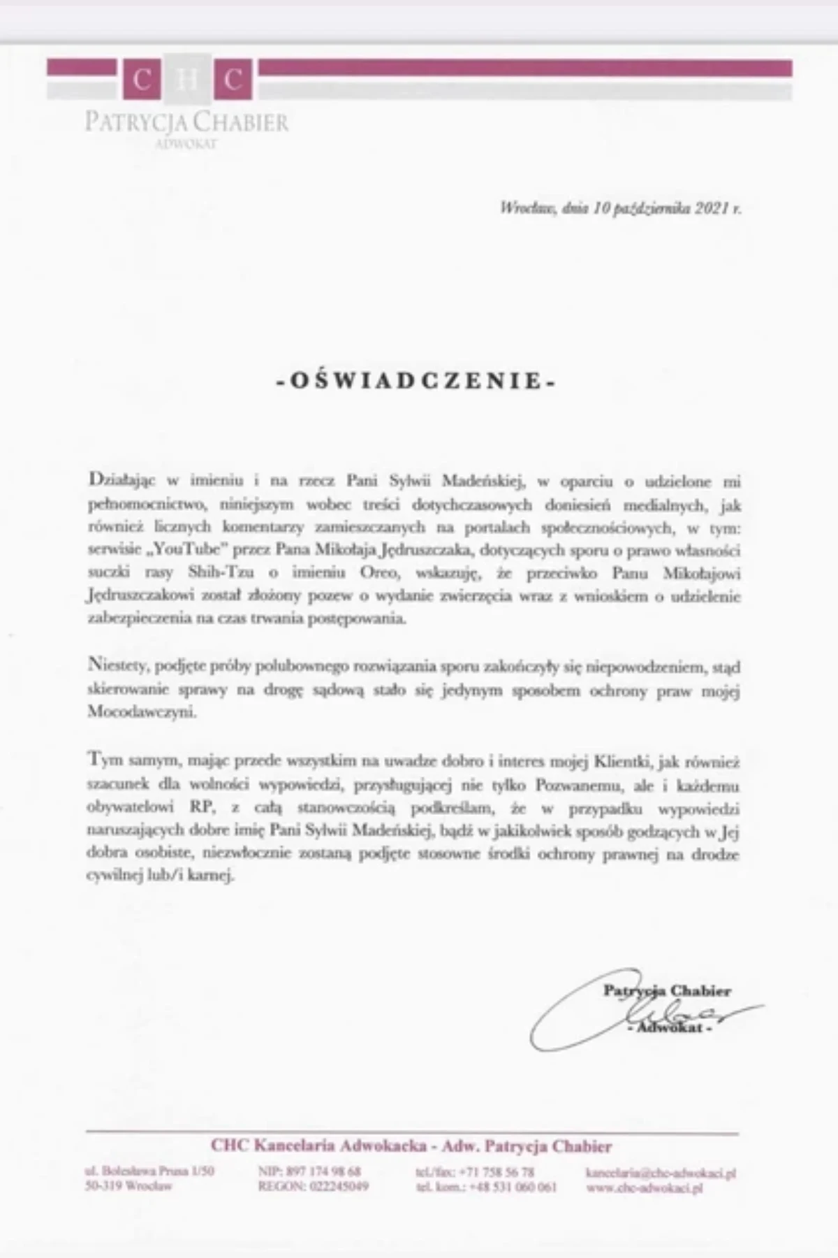 Instagram Sylwii Madeńskiej, fot. https://www.instagram.com/sylwia_madenska_official/