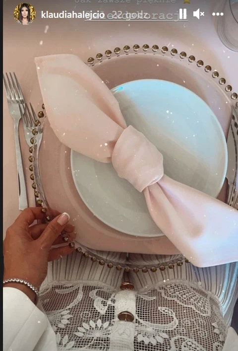 Klaudia Halejcio zadbała o dekoracje Klaudia Halejcio zadbała o dekoracje