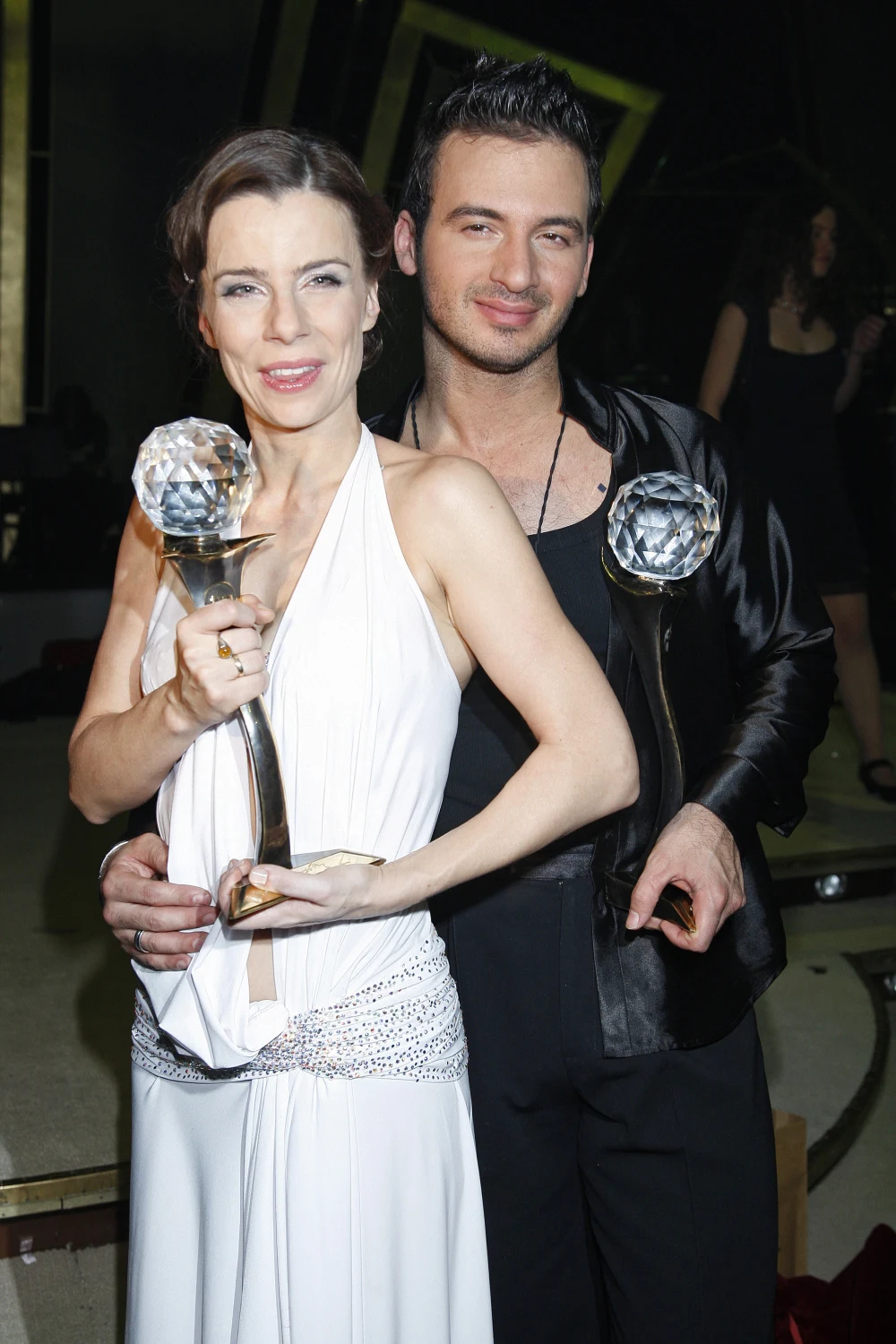 Agata Kulesza i Stefano Terrazzino wytańczyli razem Kryształową Kulę w 2009 roku Agata Kulesza i Stefano Terrazzino wytańczyli razem Kryształową Kulę w 2009 roku