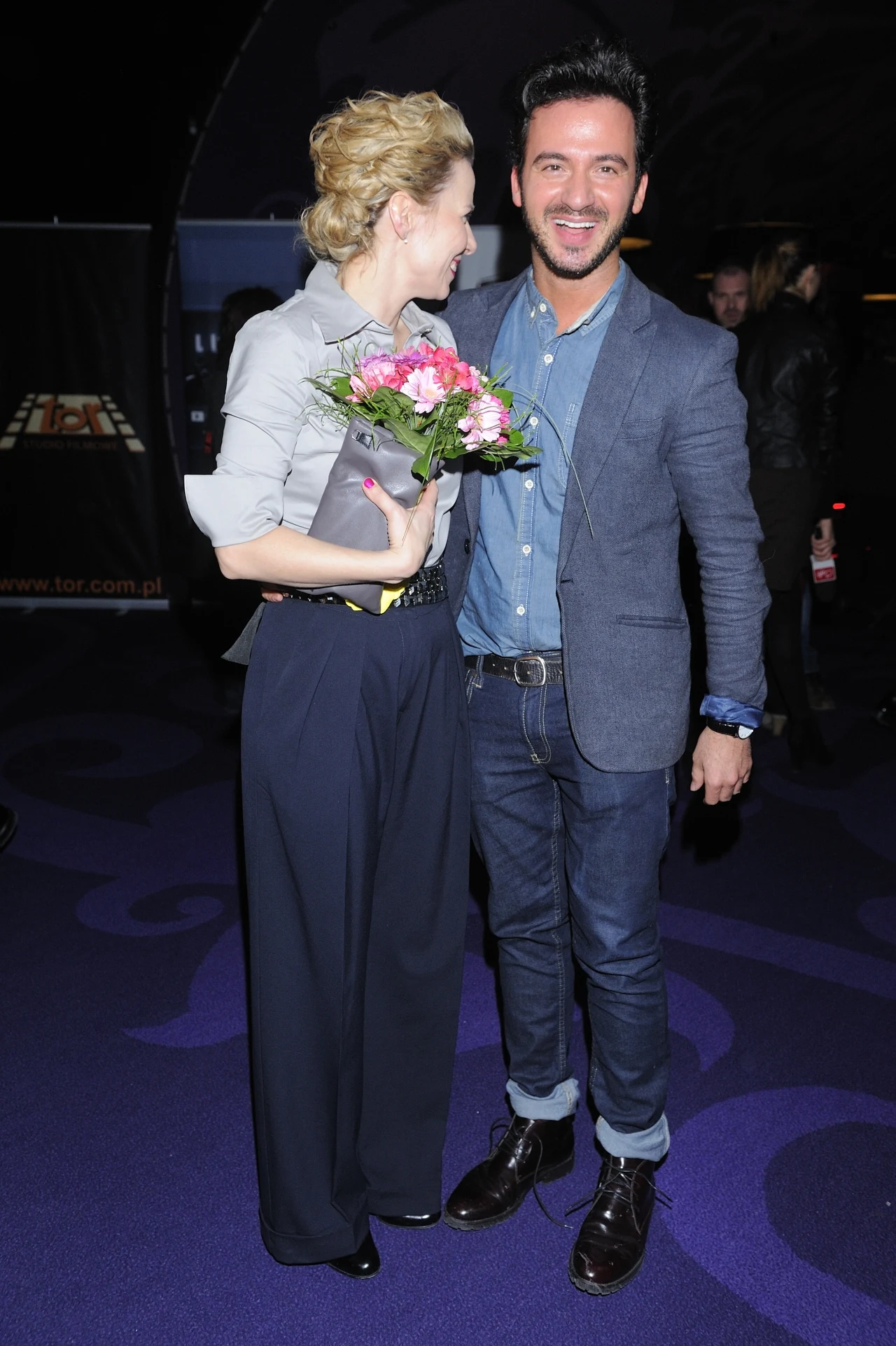 Agata Kulesza i Stefano Terrazzino Agata Kulesza i Stefano Terrazzino