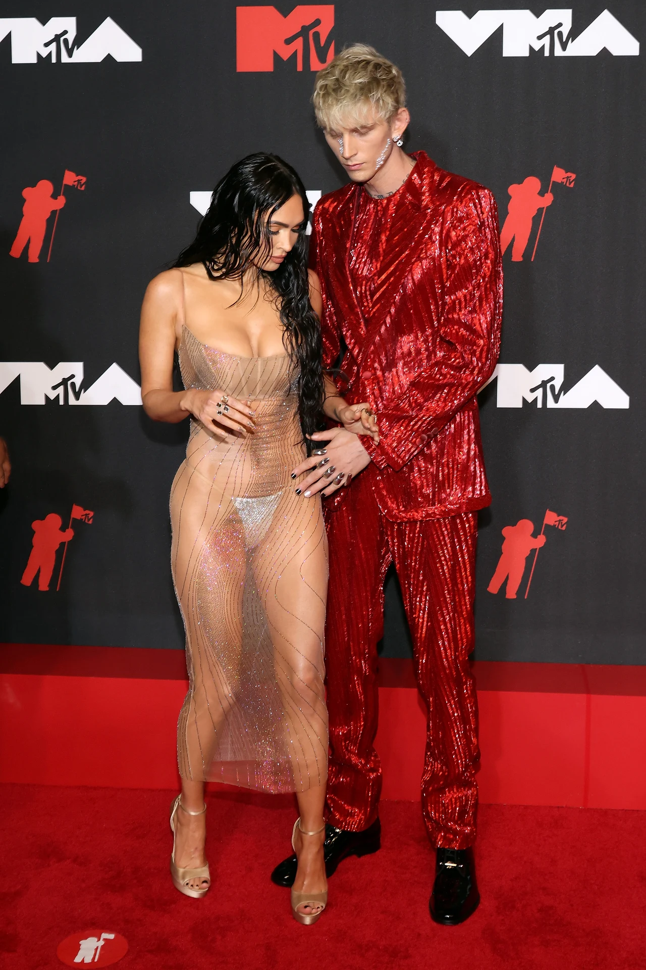 Megan Fox i Machine Gun Kelly na gali MTV Megan Fox i Machine Gun Kelly na gali MTV