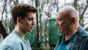 "Pitbull" 2021: Sebastian Dela i Andrzej Grabowski w filmie Patryka Vegi