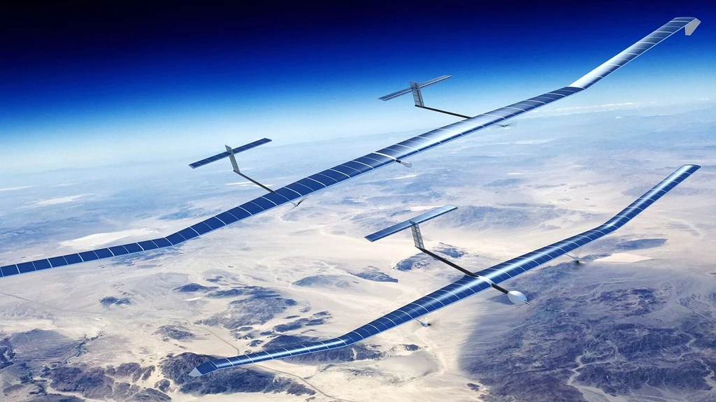 Zephyr-S to nowy solarny dron wyposażony w dwa silniki