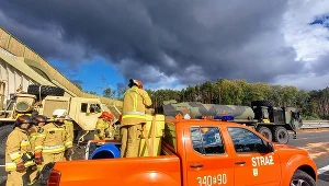 Wypadek z udziałem ciężarówek amerykańskiej armii