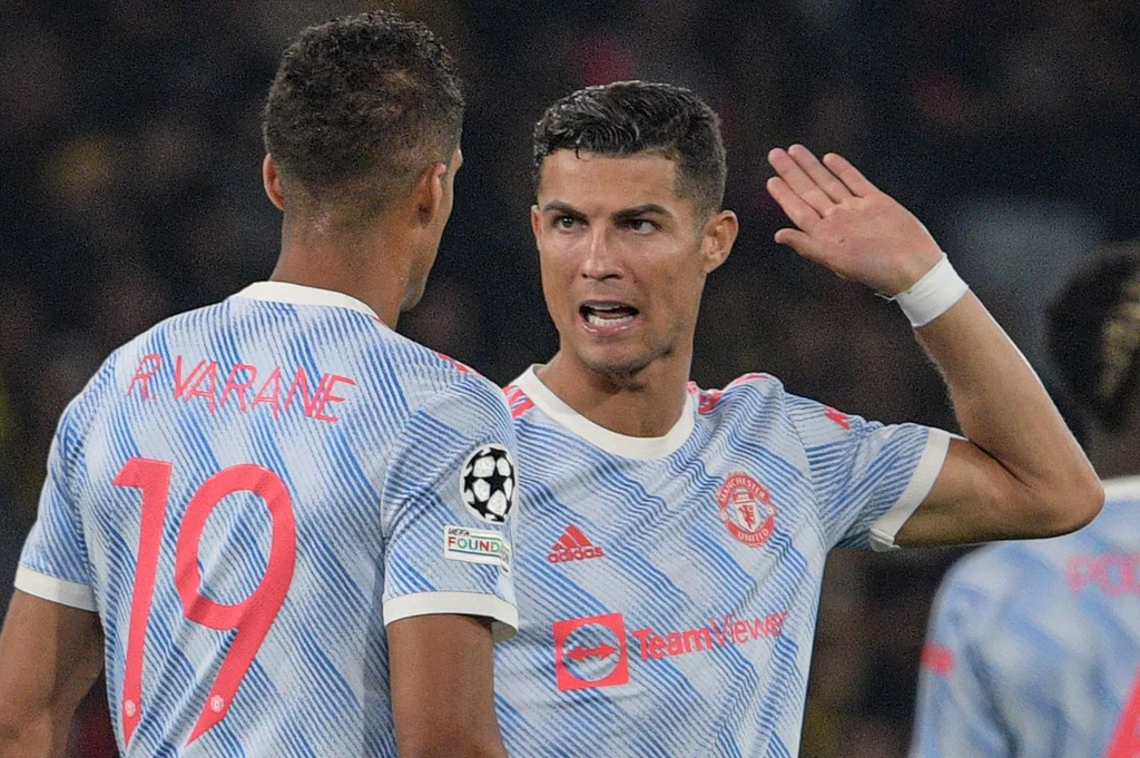 Rahpael Varane i Cristiano Ronaldo Rahpael Varane i Cristiano Ronaldo