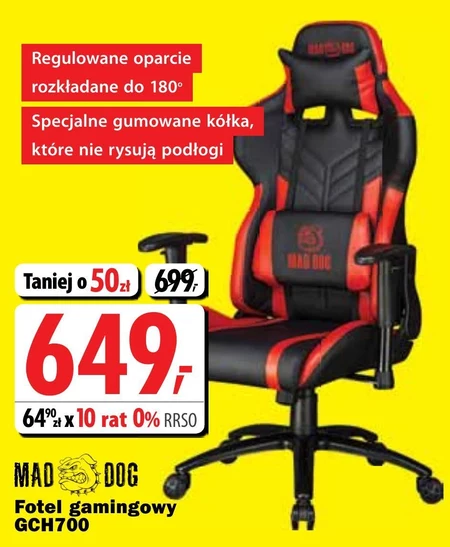 Fotel gamingowy Mad Dog